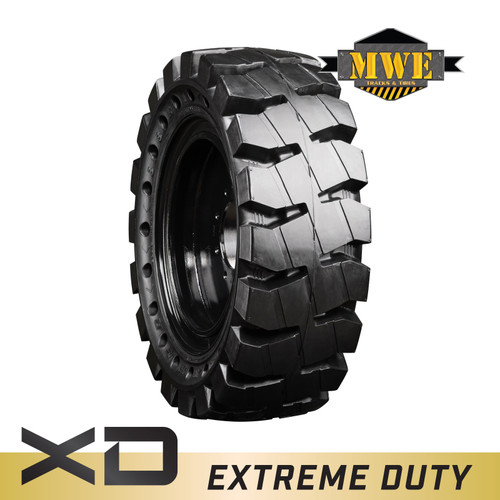 CASE 1845B - 12-16.5 MWE Non-Directional Mounted Extreme Duty Solid Rubber Tire