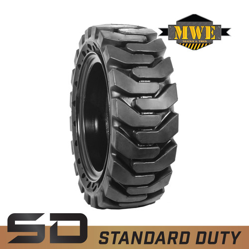 CASE 95XT - 12-16.5 MWE Mounted Standard Duty Solid Rubber Tire