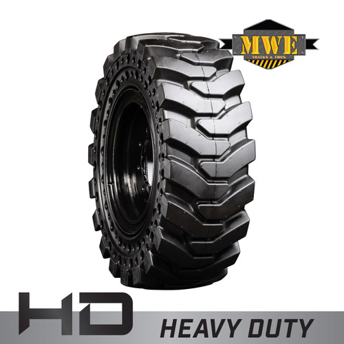 12-16.5 MWE Left Mounted Heavy Duty Solid Rubber Tire