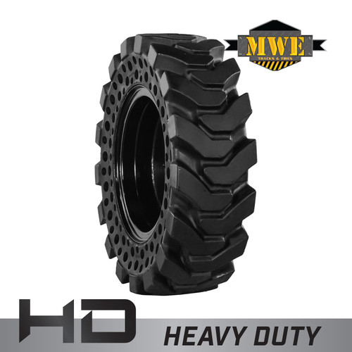 JCB 190 - 10-16.5 MWE Mounted Heavy Duty HD R-4 Solid Rubber Tire