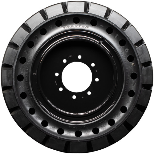 CASE 40XT - 10-16.5 MWE Mounted Extreme Duty Solid Rubber Tire