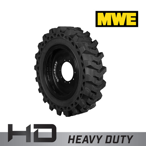 JLG G1055 - 14.00-24 OTR Bi Directional Mounted Extreme Duty Solid Rubber Tire