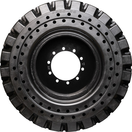 JLG 644E-40 - 13.00-24 MWE Mounted Standard Duty Solid Rubber Tire