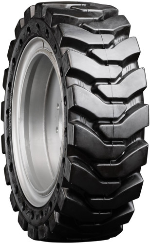 JLG 400S Solid Rubber Tire - 12-16.5 MWE Mounted Heavy Duty 