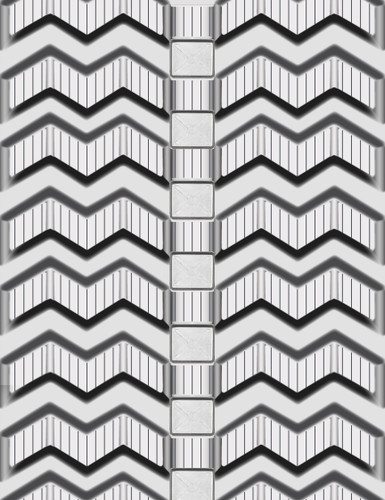 Rubber Track - 18" MWE Heavy Duty ZB Pattern (450x86Bx52)