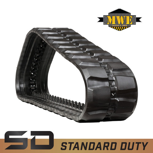 18" MWE Standard Duty Block Pattern Rubber Track (450x86Bx52)
