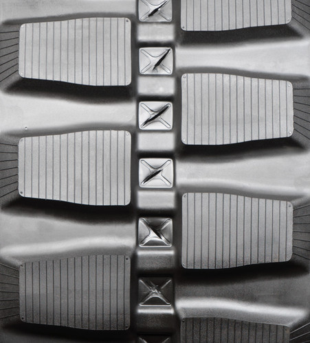 18" MWE Standard Duty Block Pattern Rubber Track (450x86Bx52)