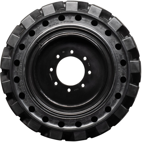 CAT 216 - 10-16.5 MWE Mounted Standard Duty SD R-4 Solid Rubber Tire