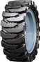 Solid Rubber Tire - 385/65-19.5 MWE Left Mounted Heavy Duty 