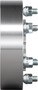 CASE 1840 - 6 Bolt Hole 1.5" Spacer Set of Four- Aluminum 9/16" Stud