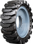 JLG 600S - 15-19.5 MWE Mounted Heavy Duty Solid Rubber Tire