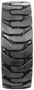 John Deere 326E - 12-16.5 MWE Mounted Standard Duty Solid Rubber Tire