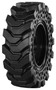Mustang 2044 - 10-16.5 MWE Mounted Standard Duty Solid Rubber Tire
