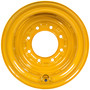 John Deere 250 - John Deere Yellow 8 Bolt Hole Heavy Duty Rim/Wheel for 12-16.5 Skid Steer Tires