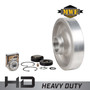 ASV PT-60 - CAT 247B/257B 10" INTERMEDIATE BOGIE HUB WHEEL GROUP - (1 - WHEEL, 2 - CONE, 2 SNAP RING, 1 - DUST COVER, 1 - NON-LOCKNUT, 1 - ANTI SPIN WASHER, 1 - SEAL)
