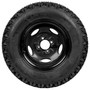 Cub Cadet Volunteer 625 - 25X10.00-14 OTR NDX 350 MAG ASSY, 5 ON 4.5" BOLT PATTERN, 0 OFFSET, BLACK