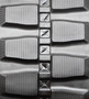 18" MWE Heavy Duty Block Pattern Rubber Track (450x86Bx60)