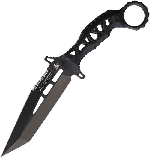 Lotar Combat Khaos Revenge Black CPM-3V Black G10 Fixed Karambit — SKU: LTRKA102BK