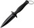 Cold Steel FGX Grivory Boot Blade II Dagger shown in full with black blade and deeply checkered handle visible
