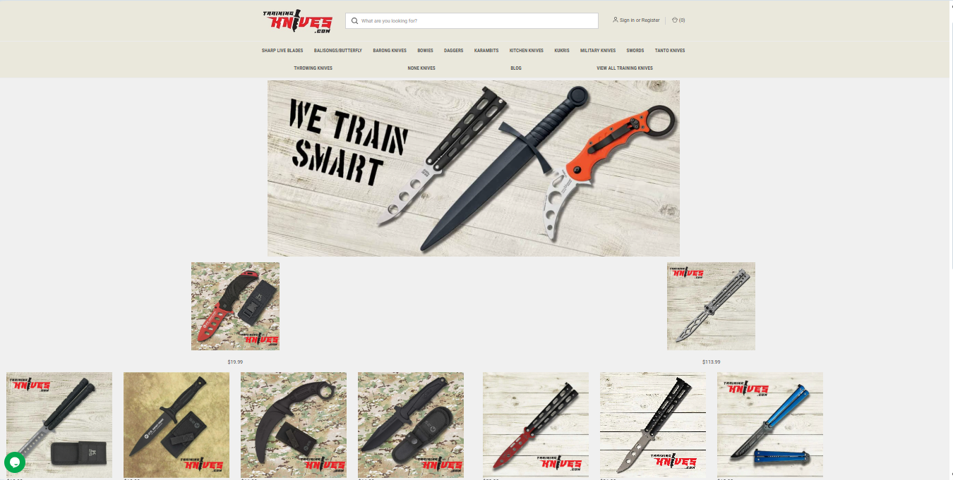 Her View of TrainingKnives.com