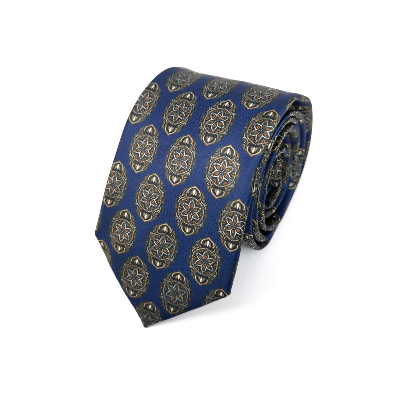 Navy Geometric Print Heirloom Tie – Commonwealth Proper