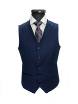 Men’s Slim Fit 3-Piece Wool-Blend Suit – Navy