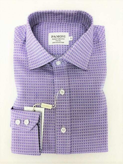 lilac check shirt - pamoni