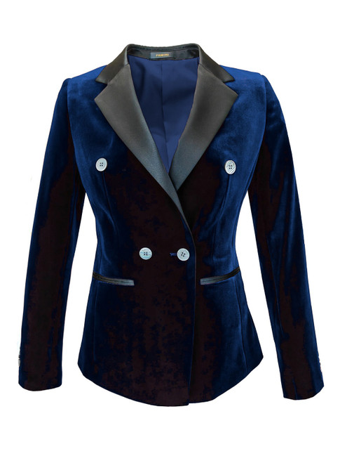 Navy Double Breasted Dinner Jacket