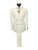 Ivory Double Breasted Suit with Gold Button