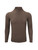 Brown High Neck Slim Fit Jumper