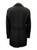 Slim Fit Black Wool Blend Coat