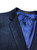 Blue Herringbone 2 Button 3-piece Suit