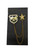 Winged heraldic emblem chained lapel pin - Pamoni
