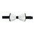 White & black double coloured bow tie