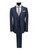 Grey Check Two Button 3-Piece Suit