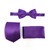 Purple Tie & Bow Tie Set