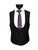 Black Textured Two Button Slim Fit Suit