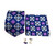 Purple Blue Geometric Pattern Tie