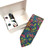 Multi Coloured Floral Tie & Cufflinks Set