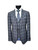 Grey Check Houndstooth 3-Piece Suit