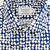 Blue and White Checkered Print Shirt
