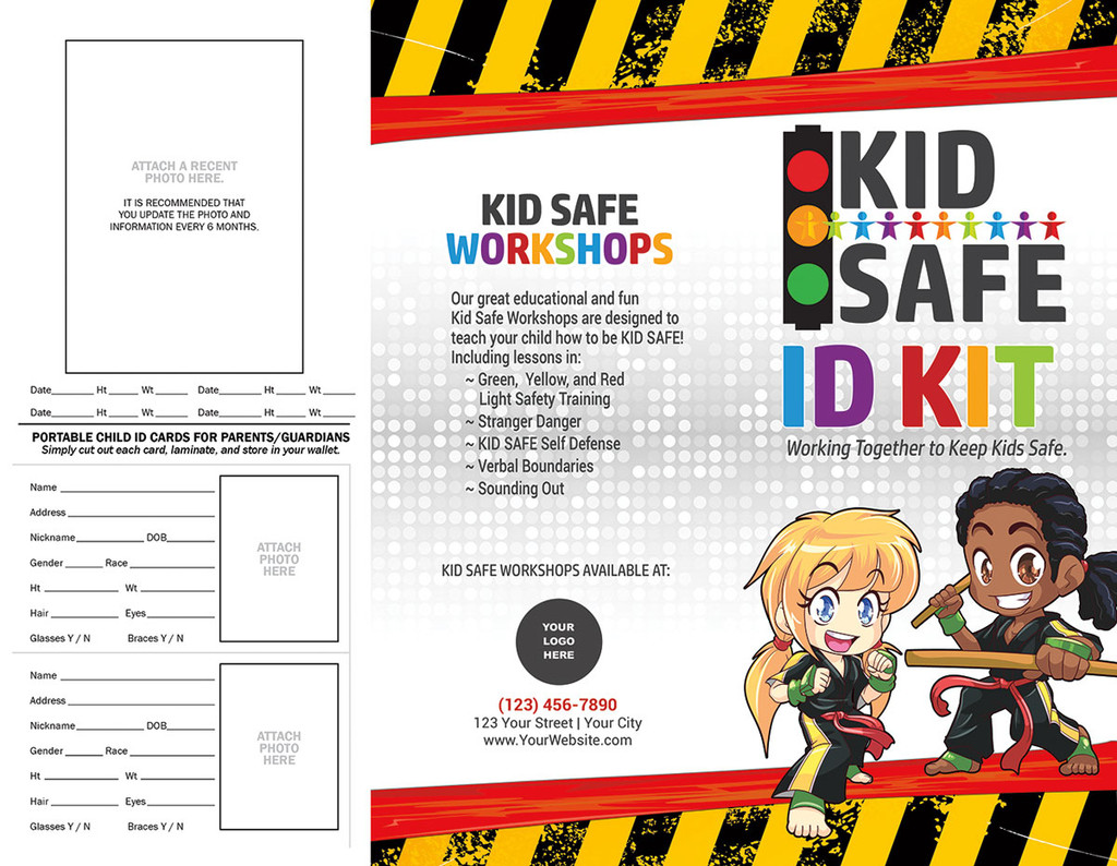 *NEW!! Kid Safe ID Kit Martial Arts Marketing
