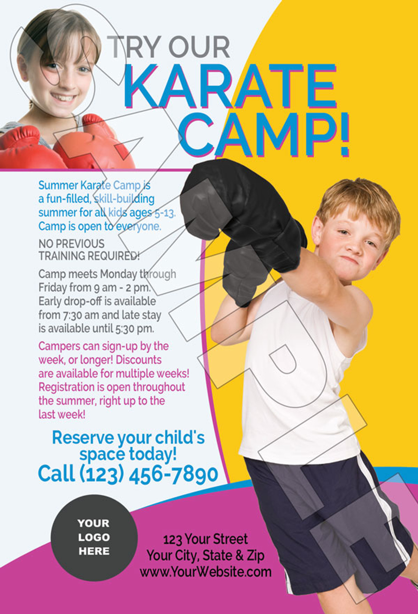 Karate Summer Camp Martial Arts Marketing