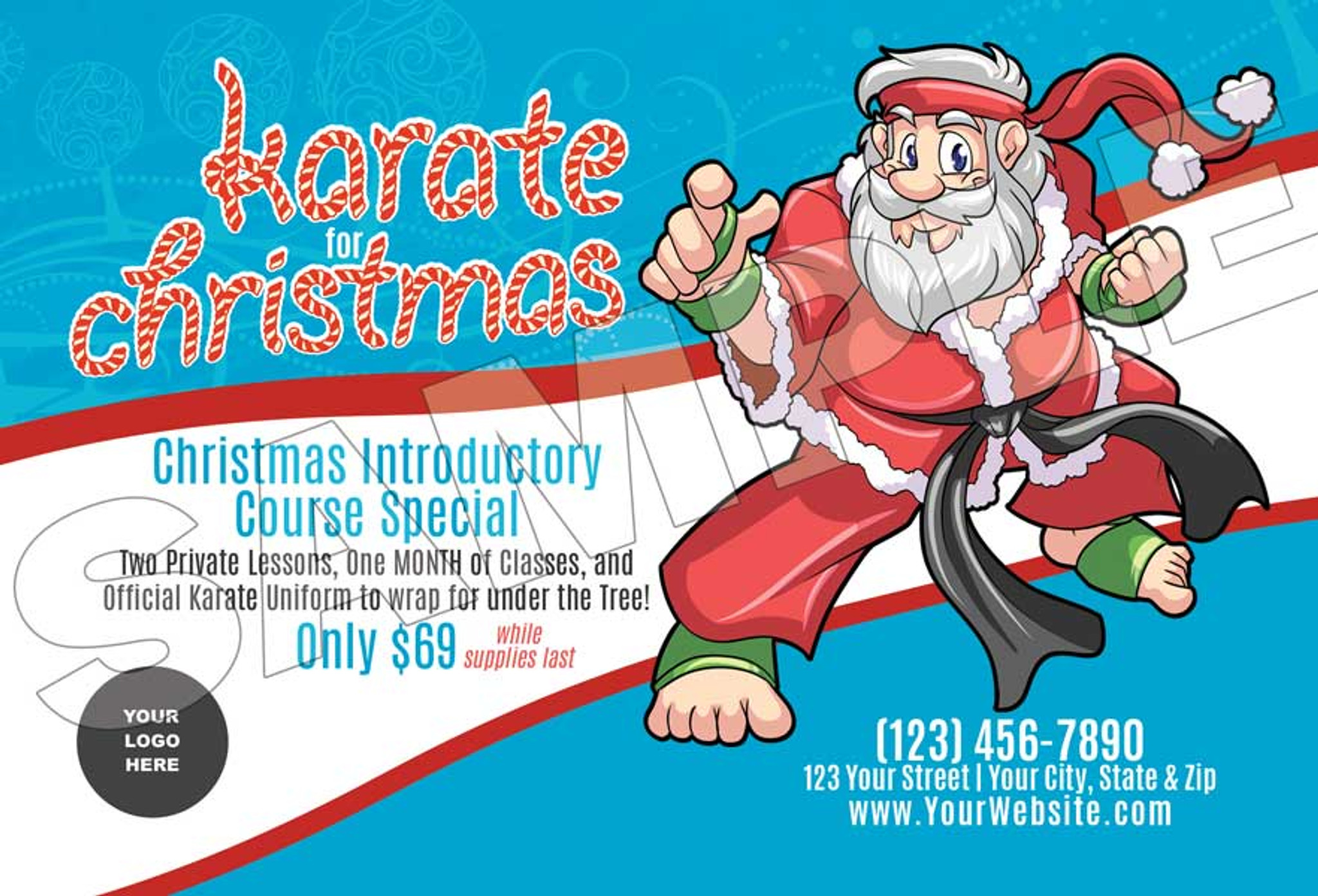 **NEW* Santa's Karate for Christmas Martial Arts Marketing