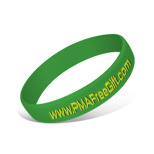*NEW! Color Filled Solid Color Silicone Wristbands