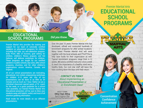 *NEW!! PMA Educational School Programs Brochure