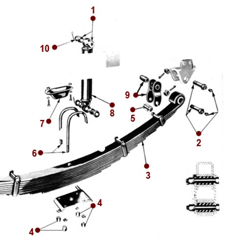 Rear Spring - 46-64 Truck