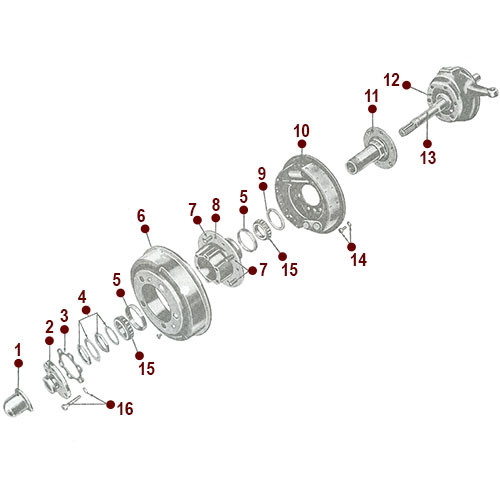 Front Axle - Wheel Connecting Parts