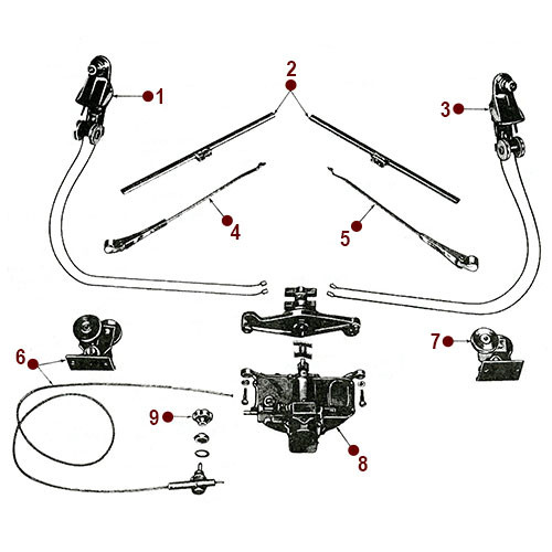 Windshield Wiper - 46-64 Truck