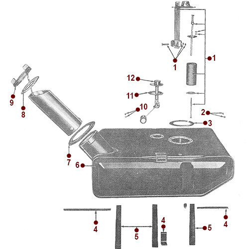 Fuel Tank - 50-52 M38